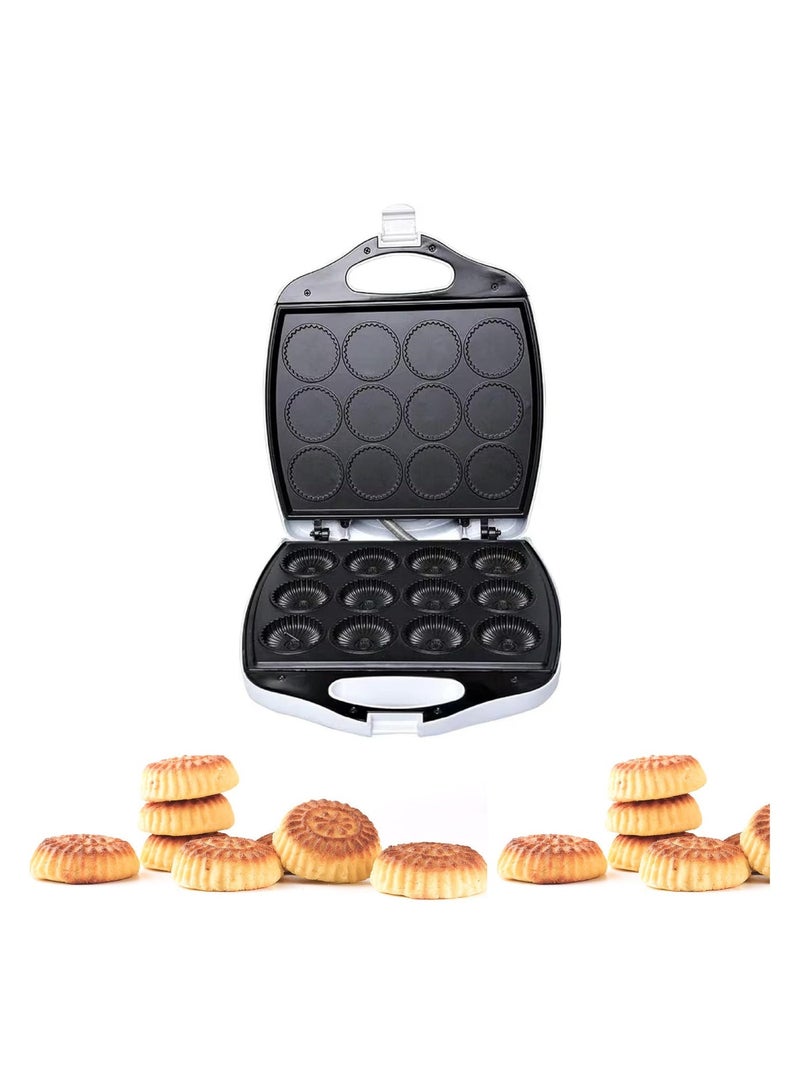 نوفا 1400 W Electric Mamool & Cookie Maker 12-Cookie Capacity Non-Stick Coating, Dual Indicator Lights Even Heating Compact & Easy to Clean Up to 80% Less Fat - Image 1